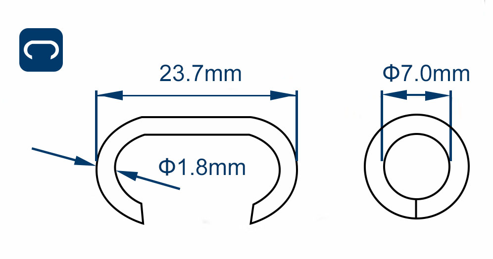 pinza per anelli di maiale SC-7C-1