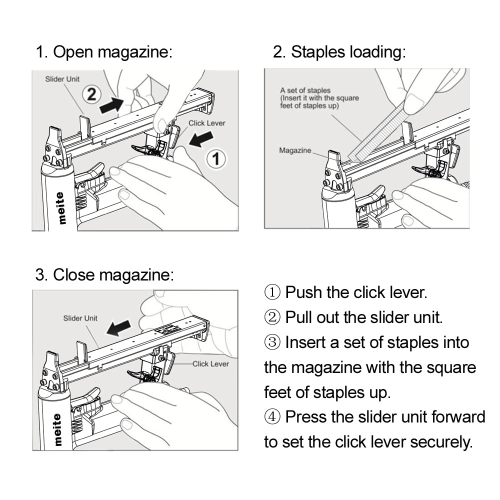 pneumatic upholstery stapler
