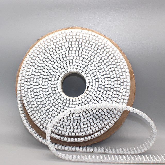 Unhas de bobina de acabamento de folha de plástico pintada de branco de 0 graus 1,83x25mm 1000 unidades