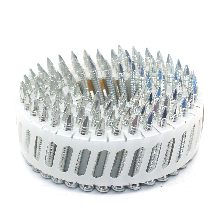 15 Degree Galvanized Plastic Sheet Anker Nails