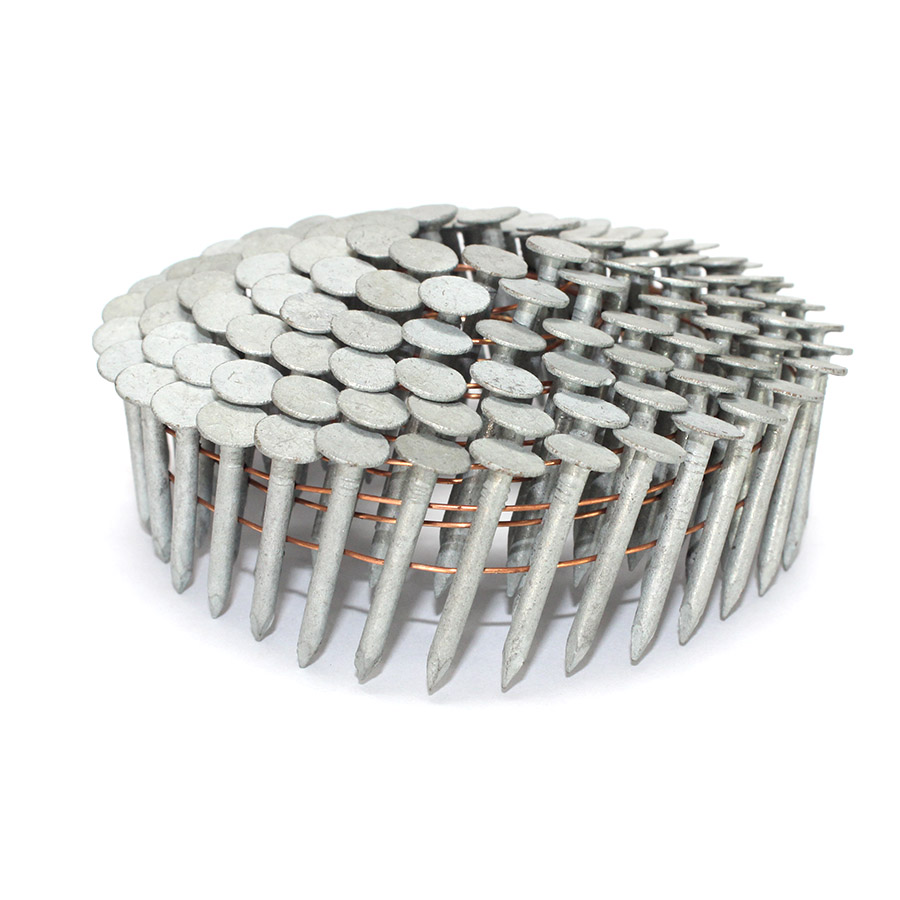 1 In. X 0.120 In. Hot Dipped Galvanized Coil Roofing Nails