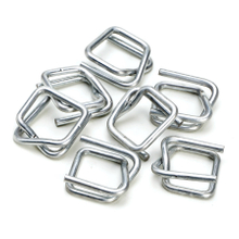 Galvanized Steel Wire Buckle Manual Packing Metal Clips for Polyester Fiber  Composite Cord Strap - China Wire Buckles, Glavanized Wire Buckles