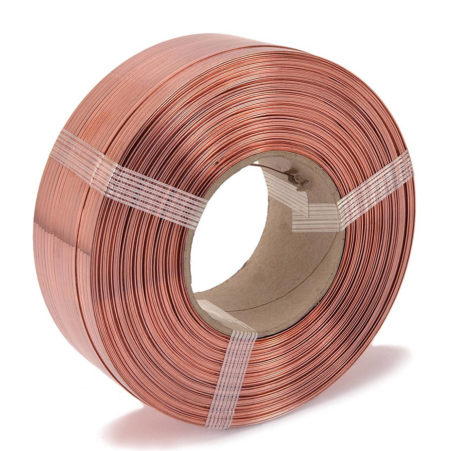 21x25 Gauge 031021C Copper Flat Box Stitching Wire