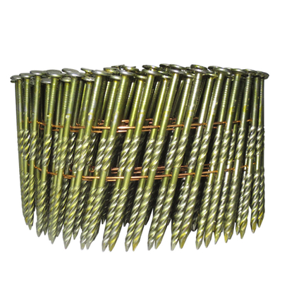 15 Degree Bright Screw Shank Coil Nails