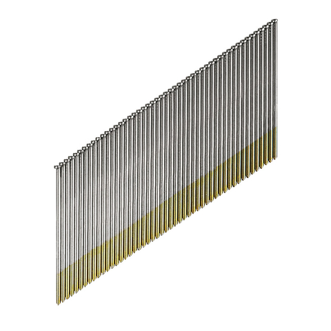 34 Degree 15 Gauge Finish Nails 2 Inch Length Electro Galvanized