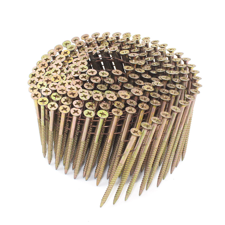 15 Degree Wire Coil Philips Head Nail Screw