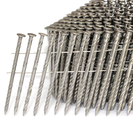 15 Degree Stainless Steel Coil Siding Nails 1-1/2 In. X 0.090 In.