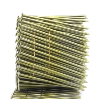 15 Degree Wire Collated Coil Nails Bright Smooth Shank 3 Inch X .120
