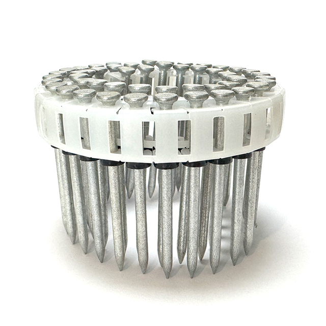 Plastic Collated CP-C8 Concrete Coil Nails for High Pressure Nailers
