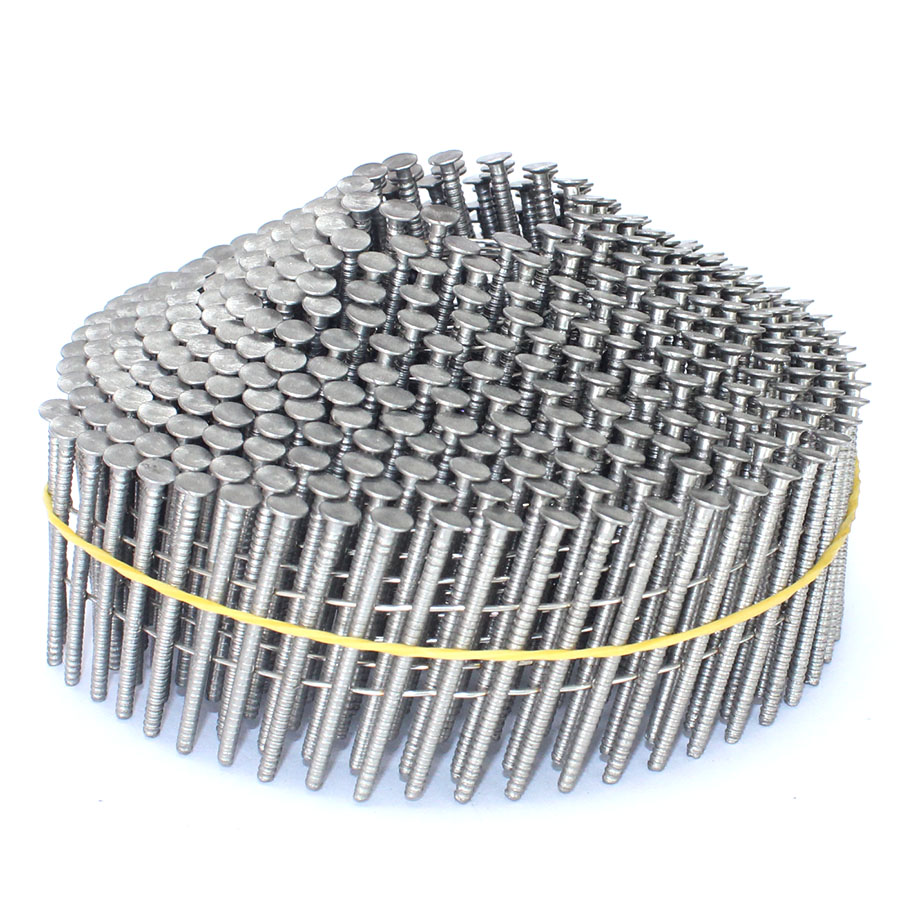 15 Degree Stainless Steel Coil Siding Nails 1-1/2 In. X 0.090 In.