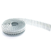 Chiodi a spirale in plastica elettrozincata da 15 gradi con gambo per vite 1,83x25 mm 