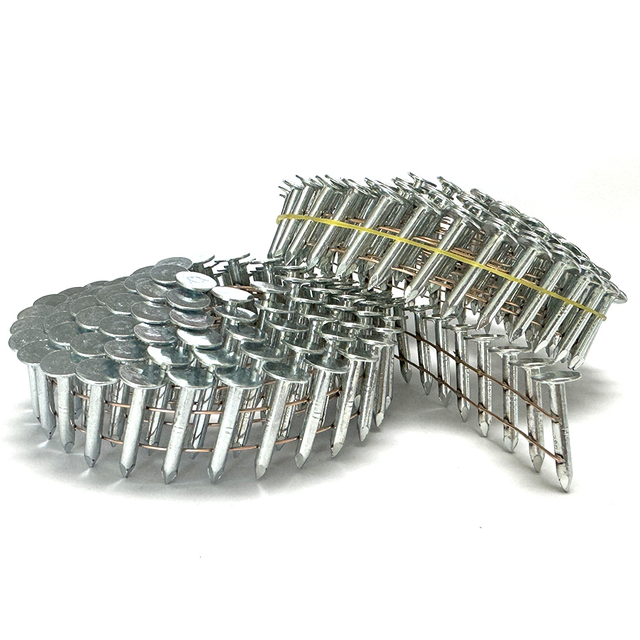 15 Degree 7/8 Inch X .120 Smooth Shank Galvanized Roofing Nails