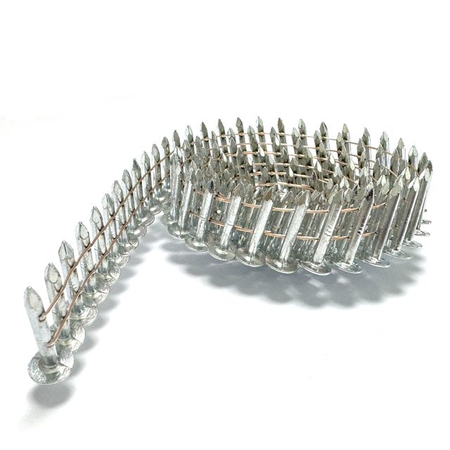 15 Degree 7/8 Inch X .120 Smooth Shank Electro Galvanized Roofing Nails