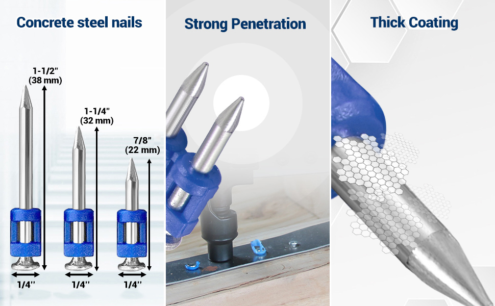 concrete nails for nail gun