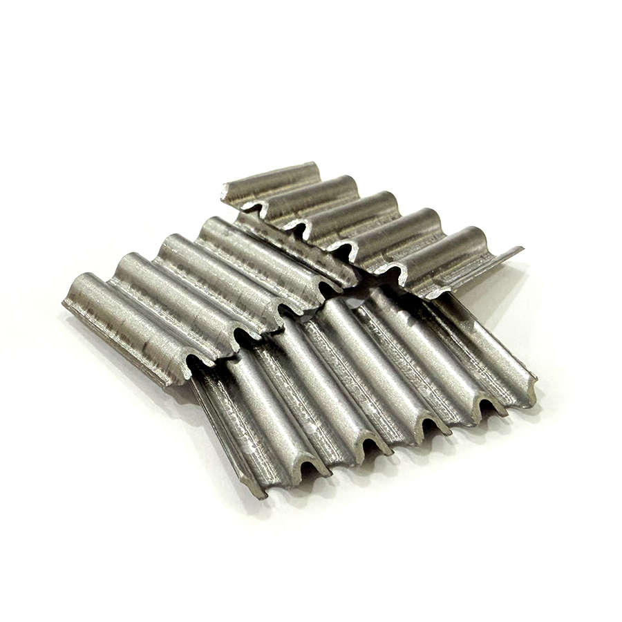 Four Oblique Corrugated Fasteners