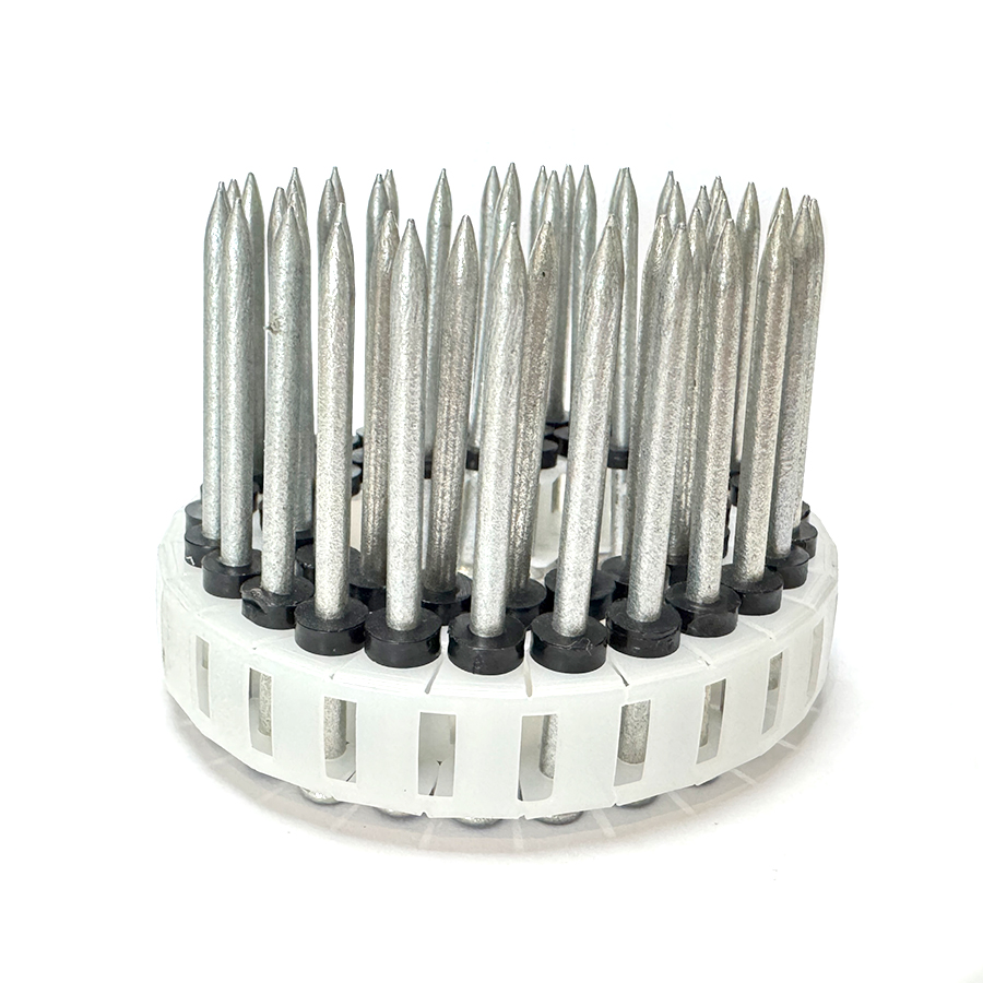 Plastic Collated CP-C8 Concrete Coil Nails for High Pressure Nailers