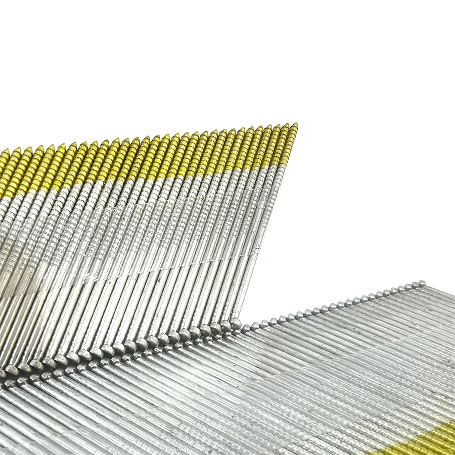 15 Gauge 34 Degree DA Ring Shank Finish Nails