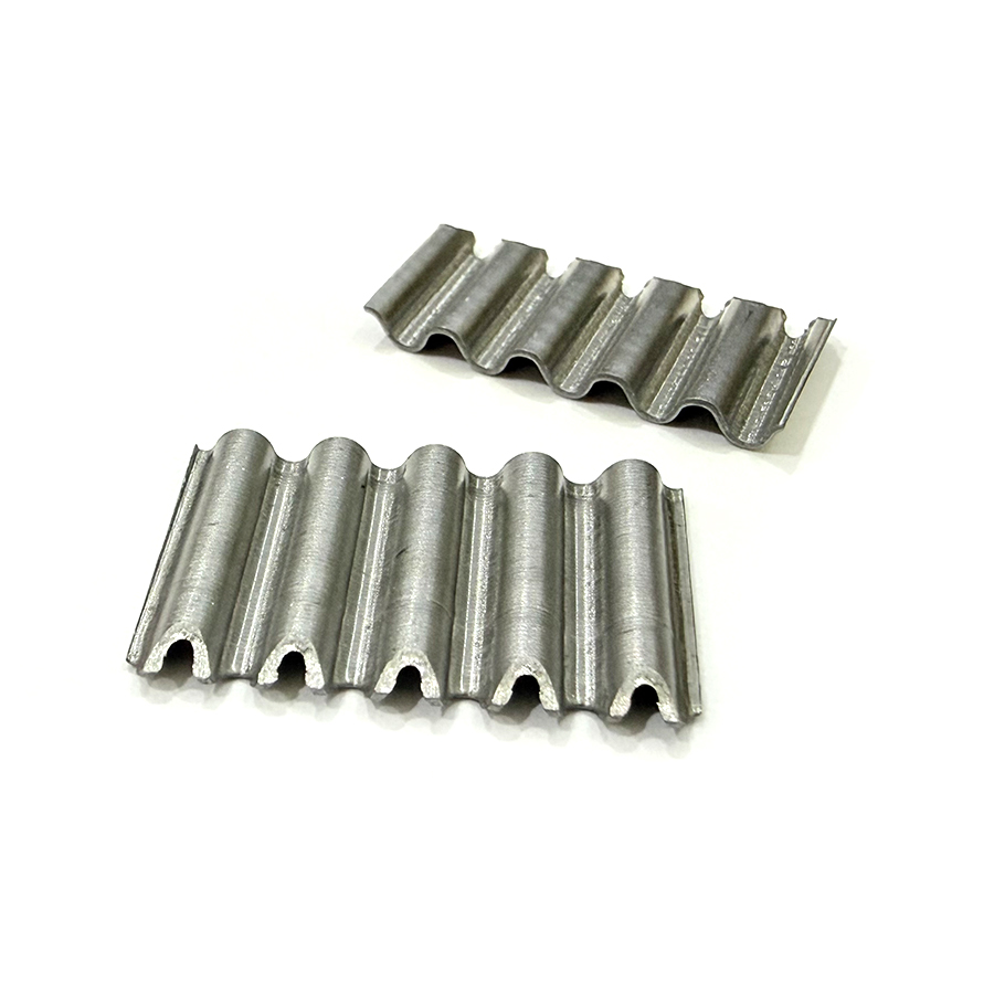 Four Oblique Corrugated Fasteners