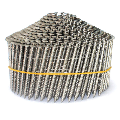 15 Degree Stainless Steel Screw Shank Coil Nails 1-1/4 In. X 0.090 In.
