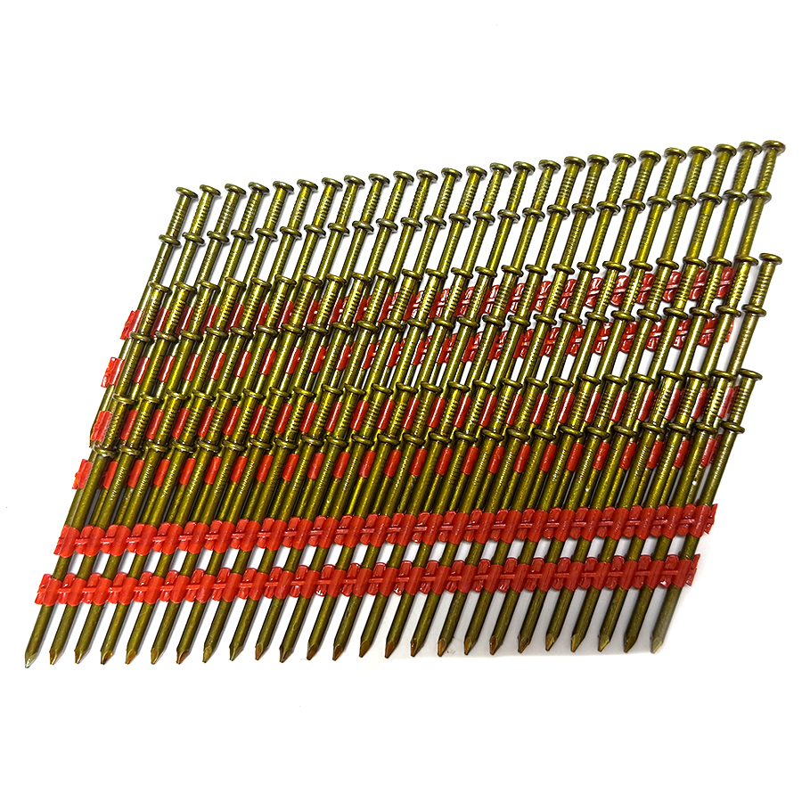 21 Degree 3.3x72mm Duplex Head Plastic Strip Nail 