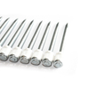 12 Gauge 1-1/2 Inch X .120 Inch Mechanical Galvanized Smooth Shank Plastic Collated Concrete Nails