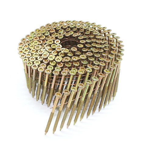 2-1/4 in. x .120 in. 15&deg; Wire Coil Torx Head Nail Screw